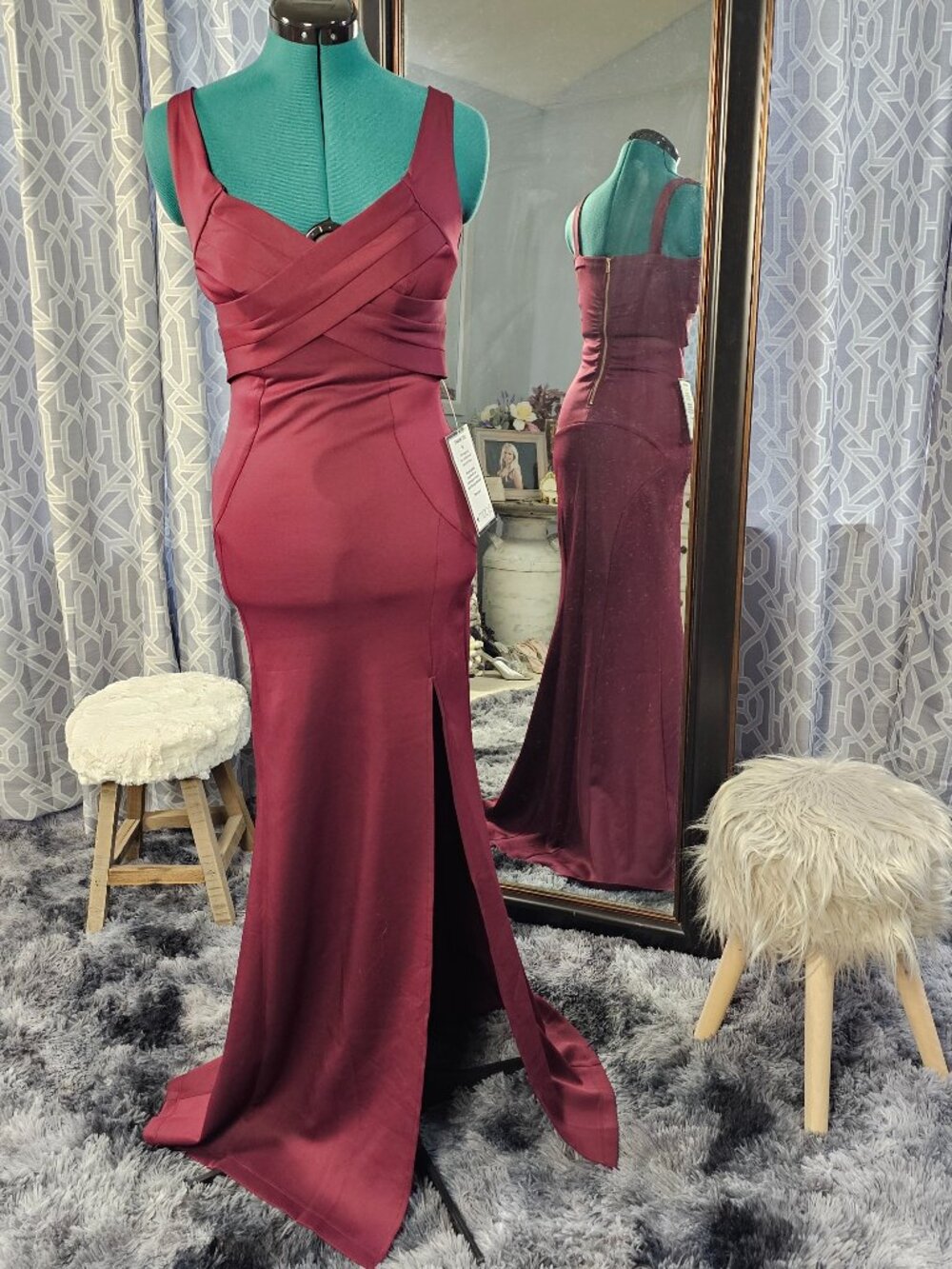 Emerald Sundae Mermaid Gown, Size 8, NWT